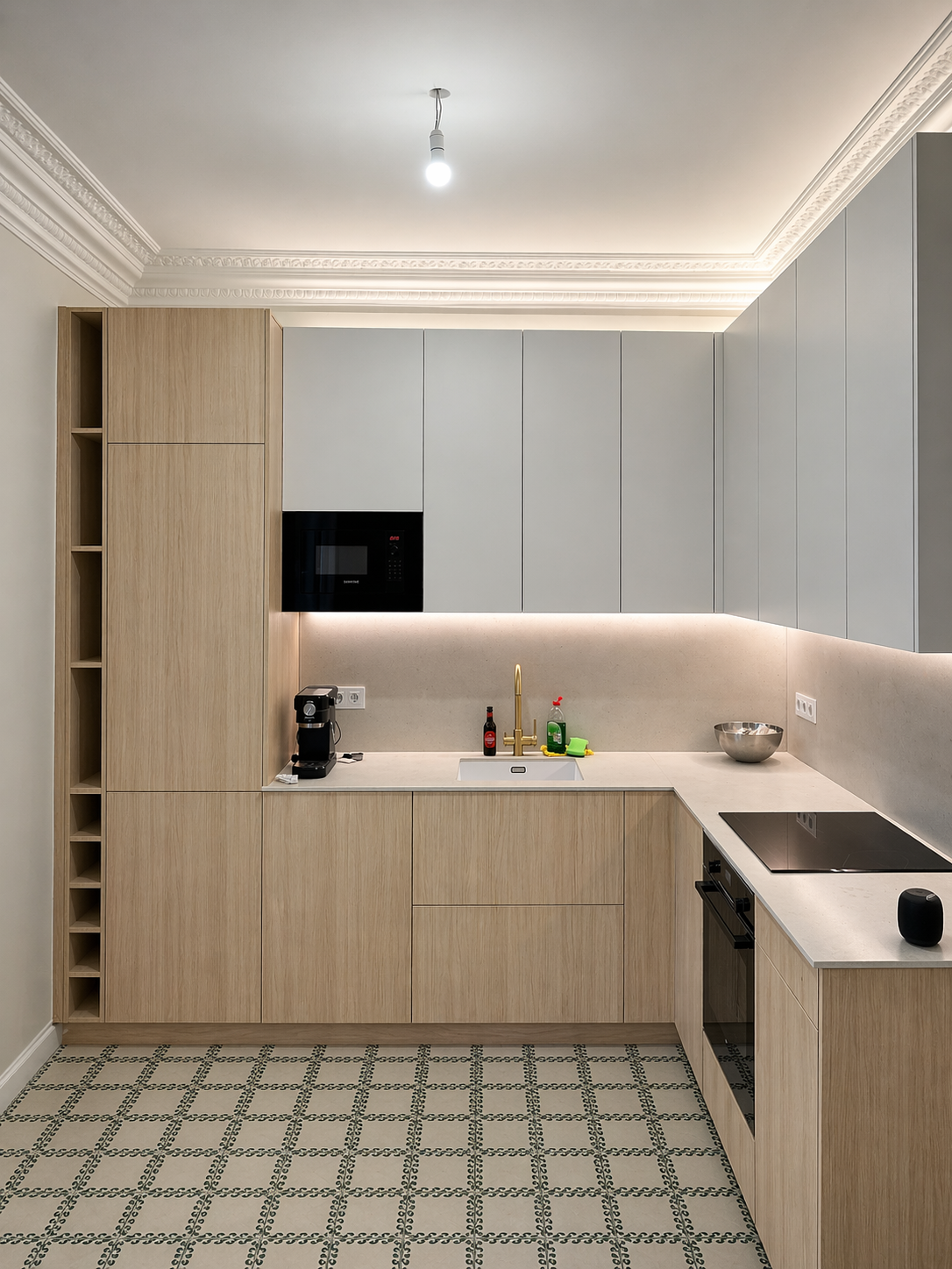 Frentes de cajón de cocina efecto madera natural a medida. Renueva cajones de cocina sin obra con acabados roble y fresno de estilo cálido y moderno.