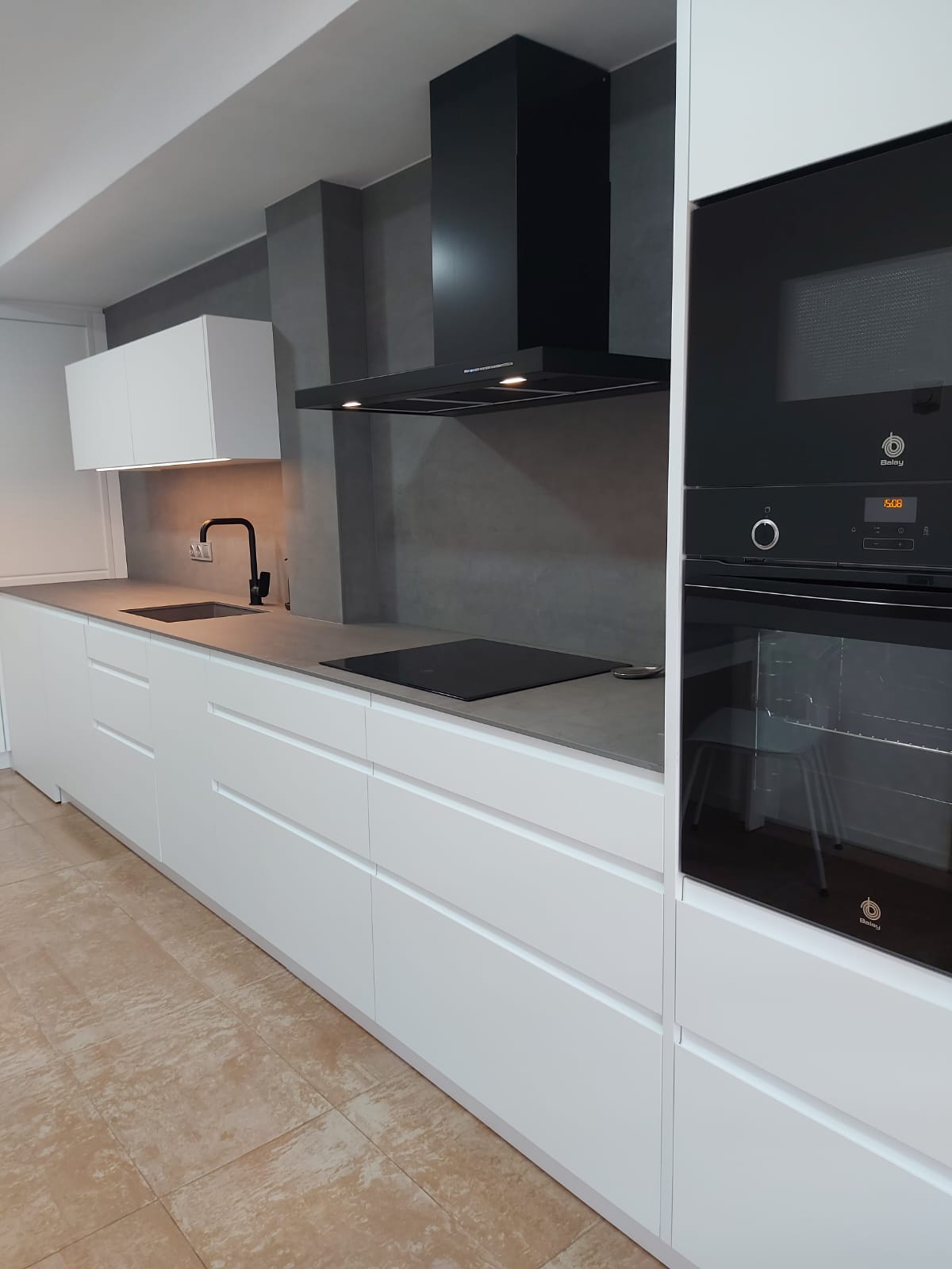 Frente para cajones de cocina a medida JPULL BLANCO