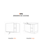 Puerta para armarios de cocina JPULL BLANCO
