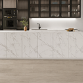 Puertas de cocina efecto piedra y mármol a medida para renovar armarios sin obra. Diseño moderno con bisagras incluidas y acabados tipo Carrara y Marquina.