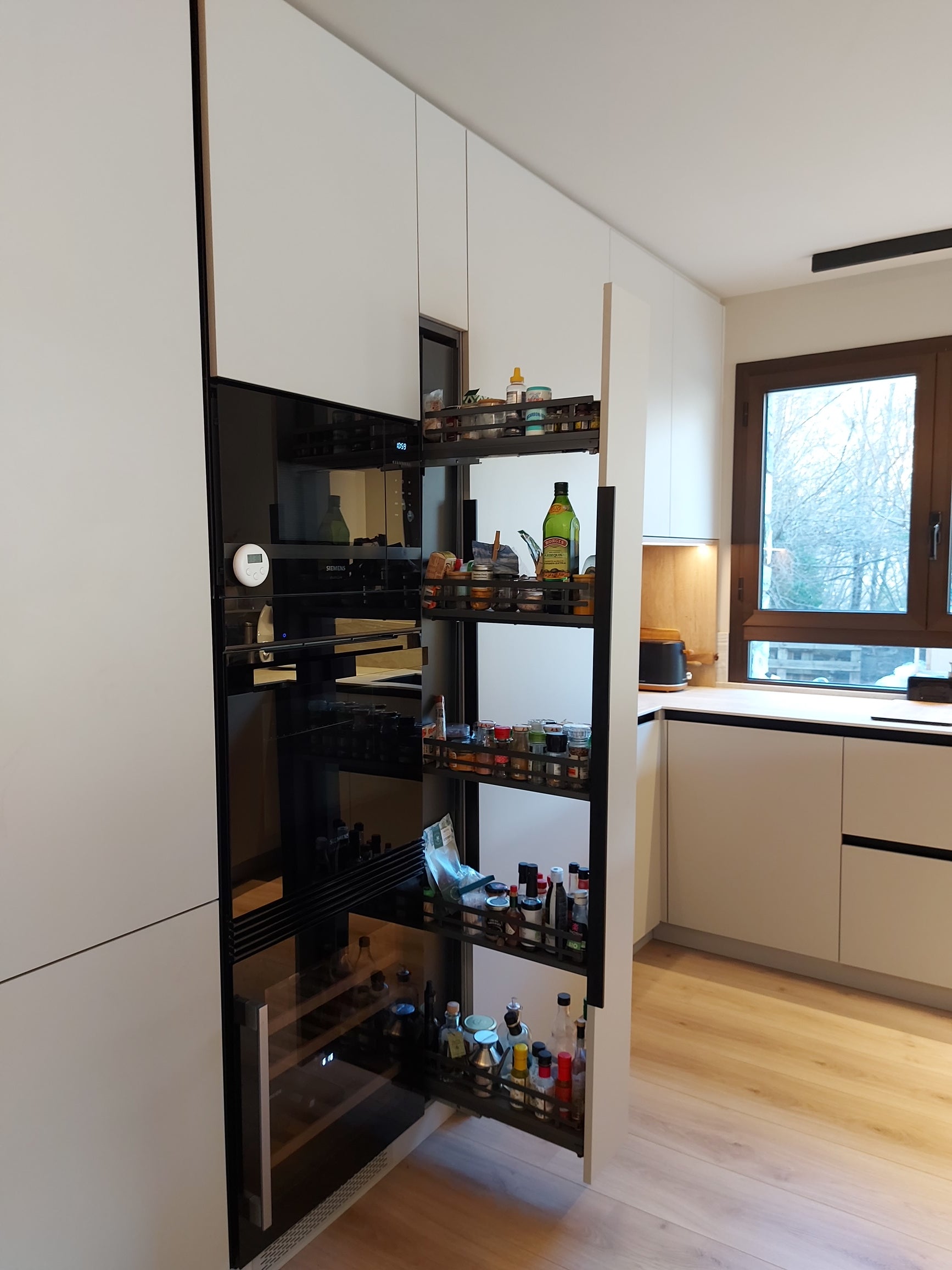 Frentes de cajón de cocina en tonos pastel y neutros a medida. Renueva cajones de cocina sin obra con acabados suaves, modernos y minimalistas.